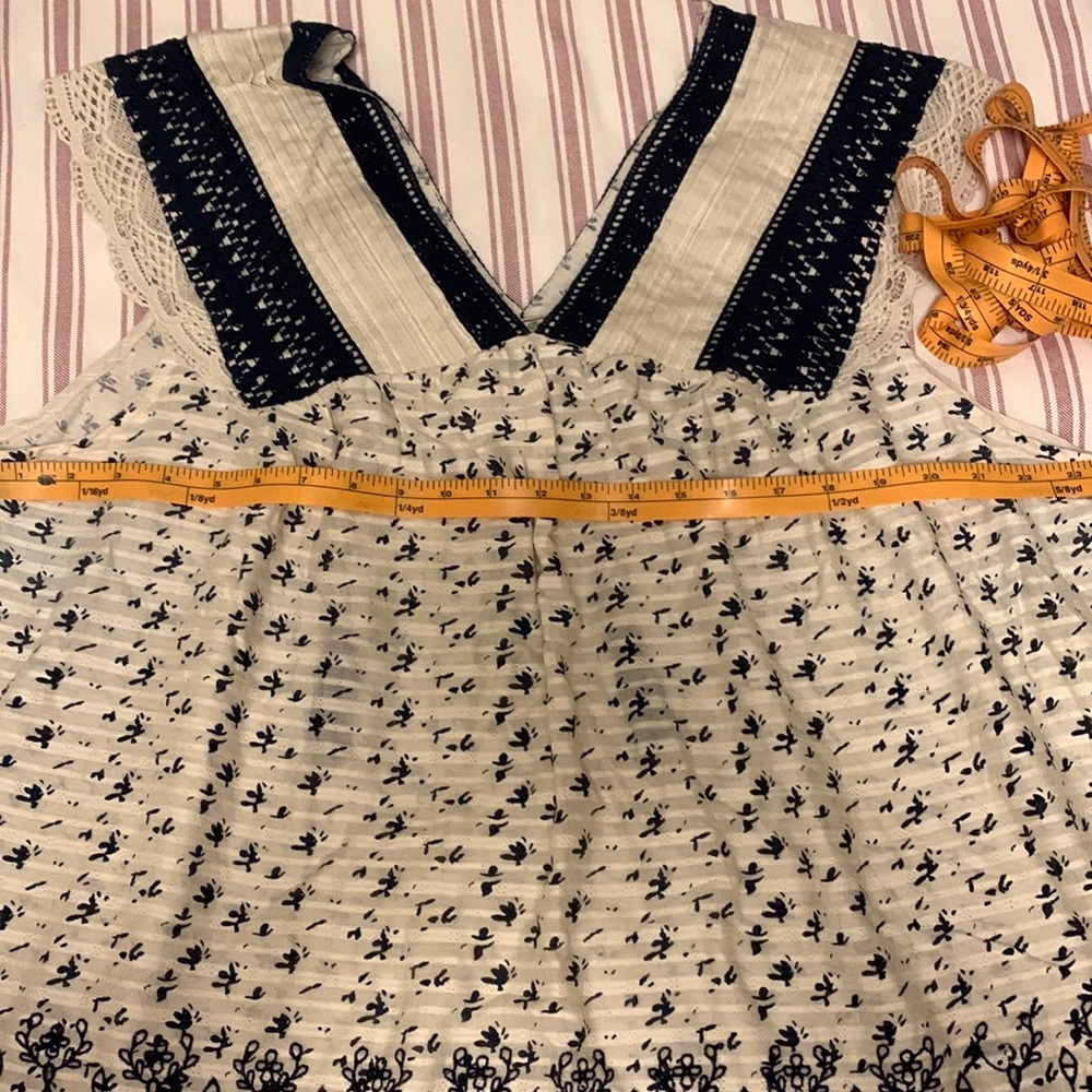 Lucky Brand summer crochet shirt 2x/3x